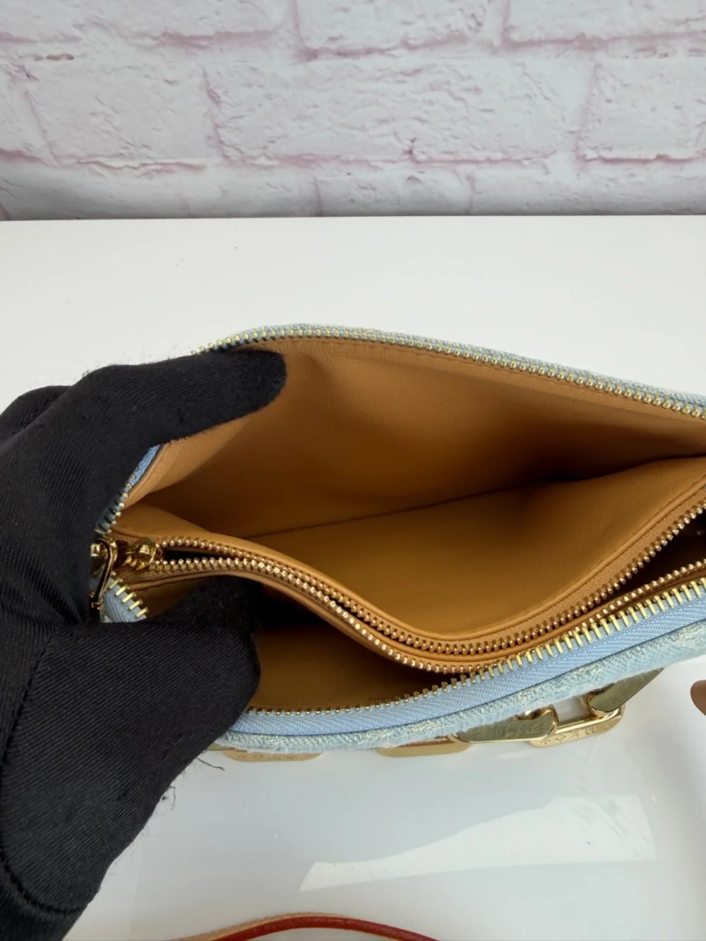 Louis Vuitton Monogram Denim Coussin BB Sky Blue